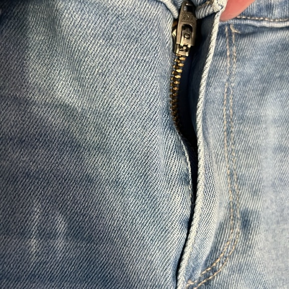 Paige Skyline Ankle Peg Light Blue distressed jeans Size 28 photo measurements - Picture 7 of 11